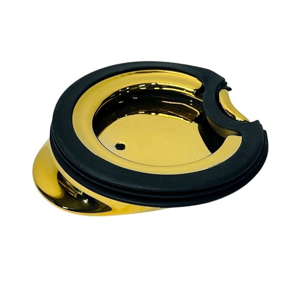 Starbucks 2014 Siren Mermaid Ceramic 12oz Travel Tumbler Coffee Mug Cup Gold Lid - Picture 12 of 12